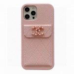 New Arrival Chanel Lychee Pattern Card Holder Mobile Phone Case Exclusive Origin