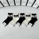 Special Packaging Chanel New Classic Mid-Length Slouch Socks! Five pairs per box