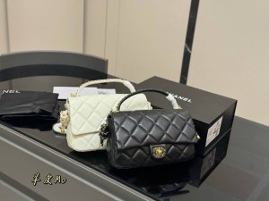 Folding box Chanel letter handle Woc fortune bag Versatile classic Exquisite on