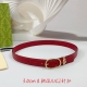 Special 3.0Cm Gucci Belt, Double-Sided Top-Grain Leather, Length: 75Cm, 80Cm, 85