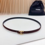 1.5Cm Chanel official website new model, double-sided first layer cowhide leathe