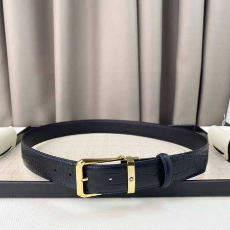 Men's Montblanc Soft And Delicate, Versatile And Elegant, Width 3.5 Cm, Customiz - Click Image to Close