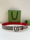 Gucci Width 3.8Cm This Wide Belt Features Double G Details And Is Enhanced By Mo