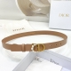 2.5Cm Dior Belt Double-Sided Top Layer Leather Length.75.80.85.9095.100. Euro