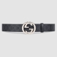 Gucccci Size: 3.8cm, the belt is made of black printed waterproof fabric and bla