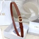 2.0Cm Dior belt, double-sided top layer cowhide, length: 75.80.85.90.95. .Europe