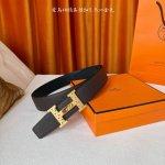 Hermes genuine single-piece Hermes bag, 3.8cm wide imported original leather bel