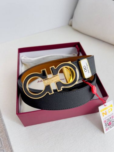 Product Name: Ferragamo Belt. Original Model: Buckle, classic pure copper buckle