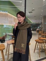 Hermes Color-Blocked Cashmere Scarf - Highly Recommended! Made of 100% top-grad