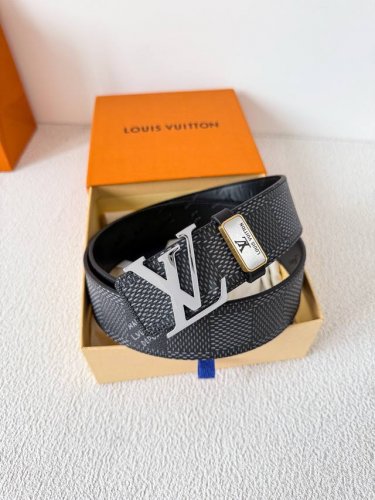 Product Name Lv..Louis..Vuitton Belt Original Model Buckle Classic Pure Steel Ma