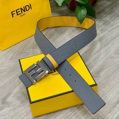 fendl Fendi Width 40Mm Double-Sided Original Calfskin With Single Ruthenium P