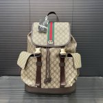 Gucci Gucci printed Double G backpack, unisex backpack, real product photo, orig