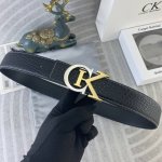 Ck Special leather belt series, original hardware and fine stainless steel buckl