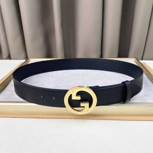 Gucci G. Can Be Worn For Business Casual Or Formal Wear! 3.8Cm New Buckle Head,