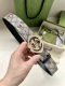 Width 4.0cm Gucci double-sided belt, one side is Gg Supreme canvas with Mickey M