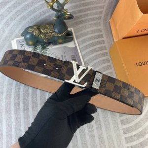 Lv special leather belt series, original hardware boutique stainless steel buckl