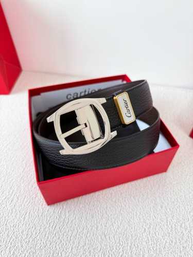 Product Name: Cartier Original Single Belt, Leather Belt Model: Pin Buckle, Orig