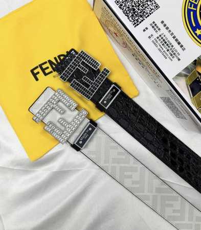 Belt: Fendi. Fendi.. Top original replica. Belt: 100% top layer cowhide, crocod - Click Image to Close