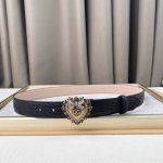 d&G Belt New Style Fine Copper Hardware Buckle Original Lizard Pattern Cowhid