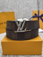 Louis Vuitton LV Dimension Reversible Belt Series Original Hardware Exquisite Ha