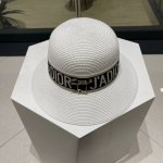dior Dior Straw Hat New Summer Sun Hat Straw Hat Advanced Customization Head