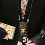 Celine Celine crossbody card case full card case mobile phone case lanyard disas