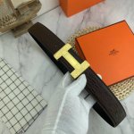 Herm S Special Leather Belt Series, Original Factory Stainless Steel Buckle, Sof