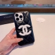 Popular Chanel Big C mobile phone case with color matching card slot, card holde