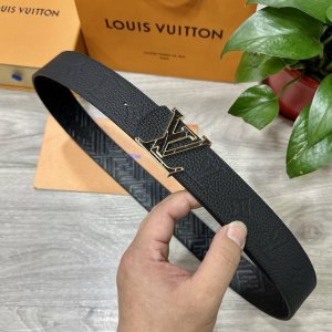 Lv. Louis Vuitton Width 40Mm Double-Sided Original Calfskin With Single Rutheniu