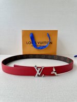 This 3.0 wide Pretty Lv double-sided belt uses gorgeous leather and Monogram ca