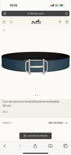 Special Royal fine hardware with imported Epsom leather black Prussian blue widt