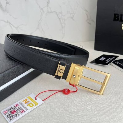 Product Name: Montblanc Original Single Belt/Leather Bag (Ddd) Model: Pin Buckle