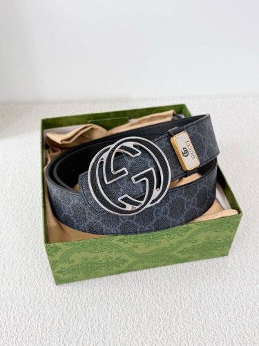 Product Name: Gucci Original Belt/Leather Bag Model: Hook buckle, pure steel bu