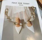 Lv keychain bag chain pendant gold Spring Street Chain bag charm transforms clas