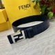 fendl Fendi Width 40Mm Double-Sided Original Calfskin With Single Ruthenium P