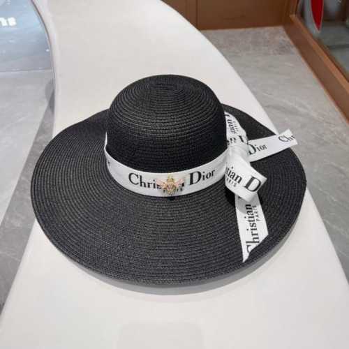Dior Wide Brim Straw Hat Dior Dior Straw Hat Sun Hat Beach Sun Hat Hat Celebrity