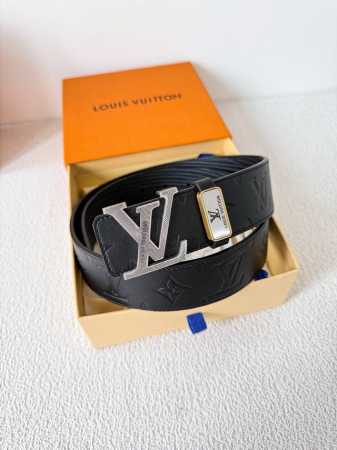 Product Name Lv..Louis..Vuitton Belt Original Model Buckle Classic Pure Steel Ma - Click Image to Close