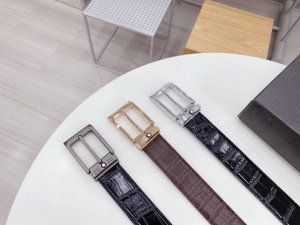 Montblanc's globally popular belt features cowhide in various styles sly smile]