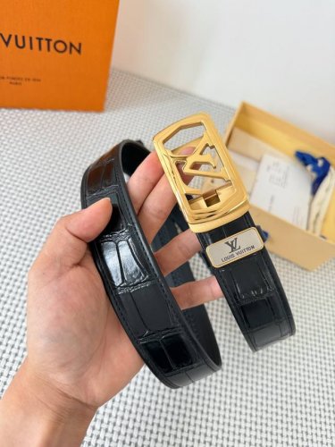 Product Name: Louis Vuitton Belt, Original Automatic Buckle Model: Automatic buc