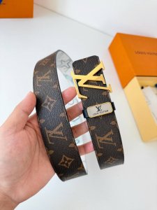 Product Name: Louis Vuitton Belt - Original Single Belt Model: Hook, Classic Pur