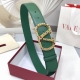 4.0Cm Valentino Belt, Double-Sided Top-Grain Cowhide, Length: .75.80.85.9095.100