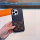 Lv Official Website Same Style Lychee Pattern Classic Monogram Card Insert Phone