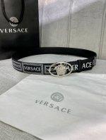 Width 4.0 Cm Versace This Palazzo Belt Is Crafted From Calf Leather And Adorned