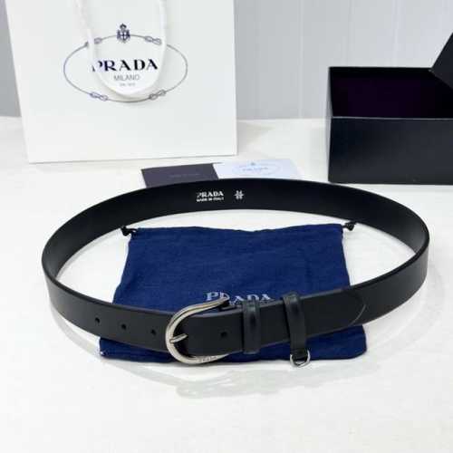 Prada, stylish and sophisticated! Versatile and elegant, 3.5cm wide. (Official