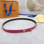 2.0Cm Louis Vuitton Lv Belt, Double-Sided Full-Grain Calf Leather, Length: .75,