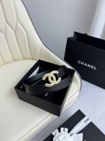 Chanel, original precision electroplated buckle, original leather, width 3.0cm,