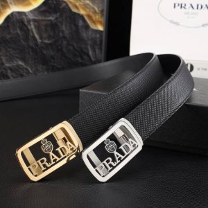 Prada Men's Automatic Belt - 35mm Width, 316 Stainless Steel Buckle, Never Fade Prada Men's Automatic Belt - 35mm Width, 316 Stainless Steel Buckle, Never Fade