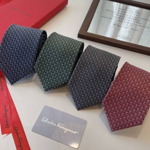 Special packaging from Ferragamo's new men's tie collection, allowing men to ful