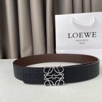 loewe Loewe Exclusive Anagrm Belt Double-Sided First-Layer Original Cowhide D