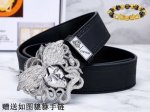 Belt: Versace.Ver Original belt: 100% top layer cowhide, double-sided lychee gra